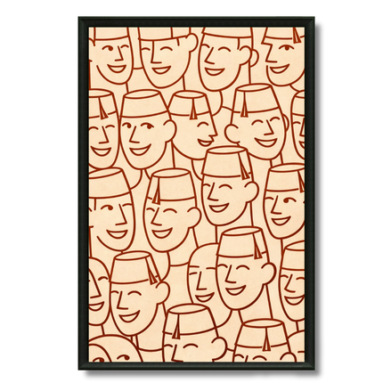 Tableau marocain – Tarbouch Illustration