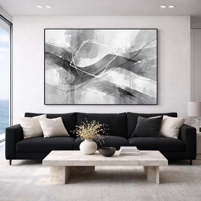 Tableau Abstrait – Mémoire Grise