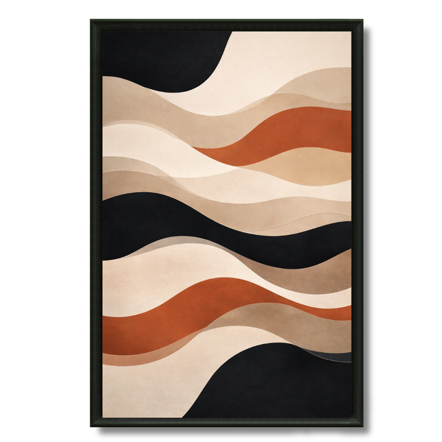 Tableau Abstrait – Vagues Abstraites