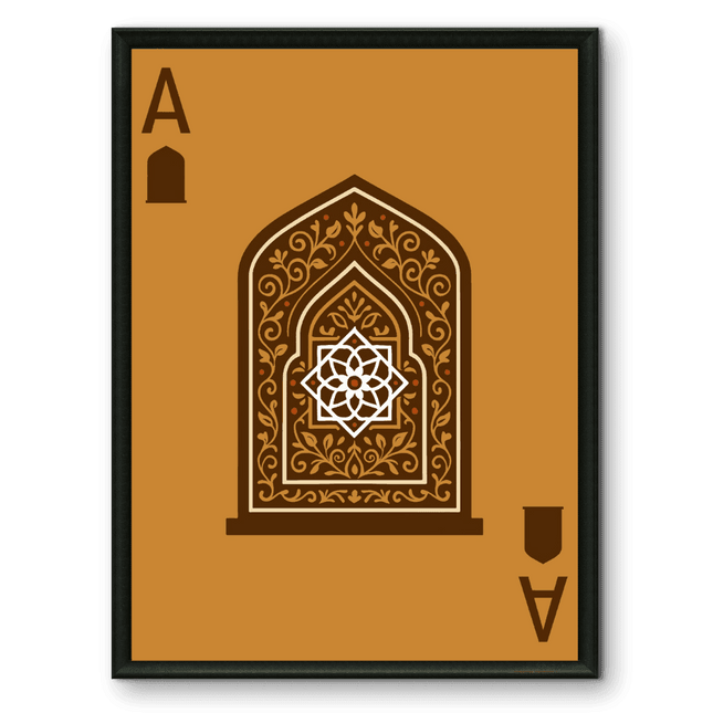 Tableau carte marocaine – As de l'architecture - Kolors France