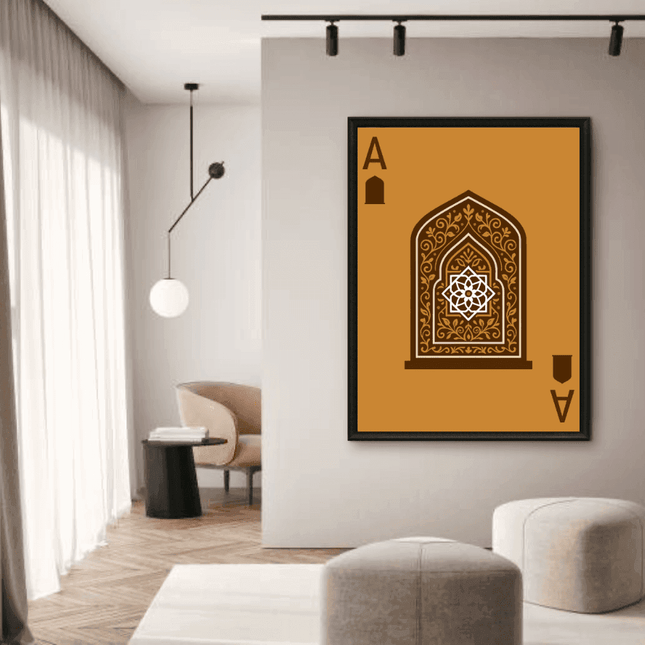 Tableau carte marocaine – As de l'architecture - Kolors France