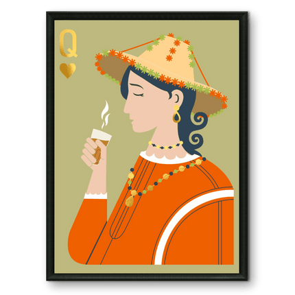 Tableau carte marocaine – Queen du Nord Verte - Kolors France