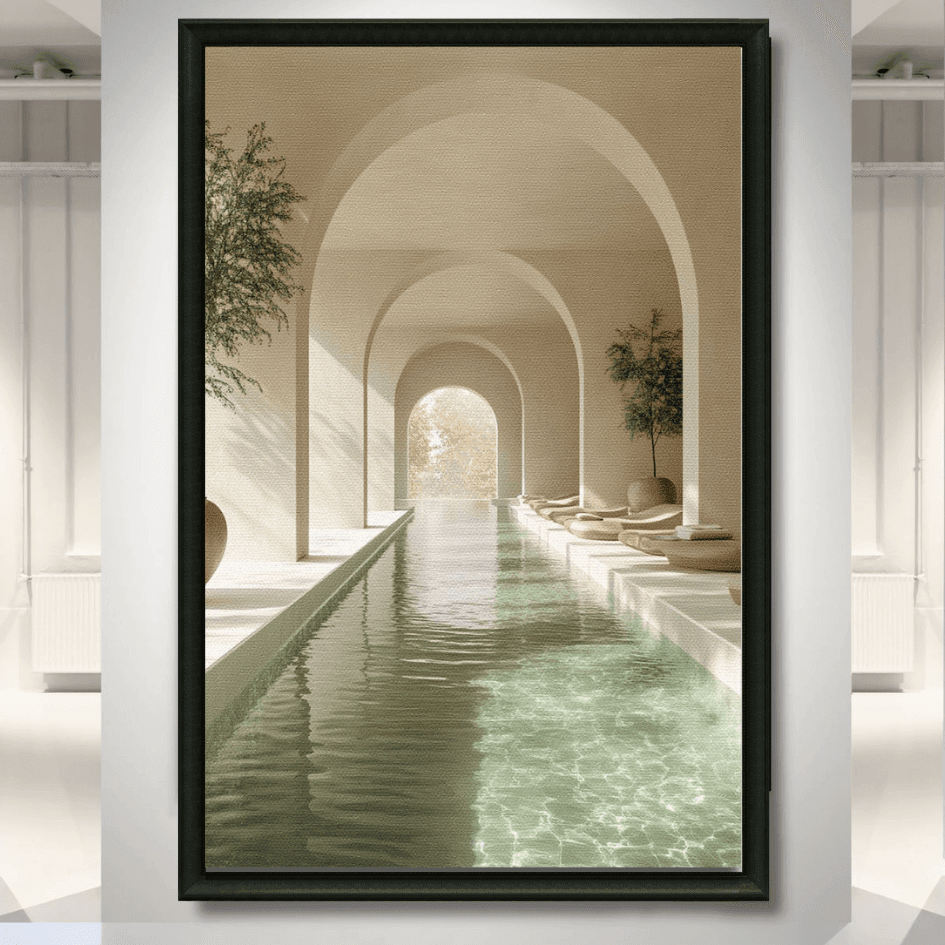 Tableau ambiance spa oriental marocain détail