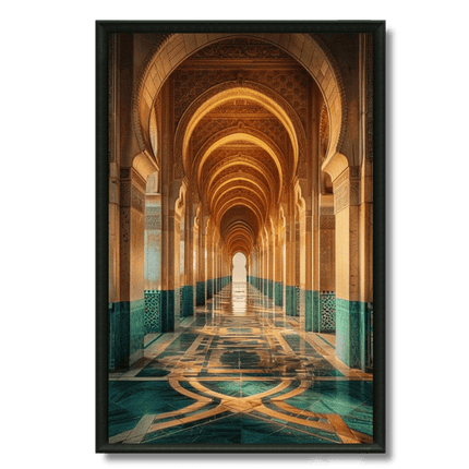 Tableau marocain – Arcades dorés - Kolors France