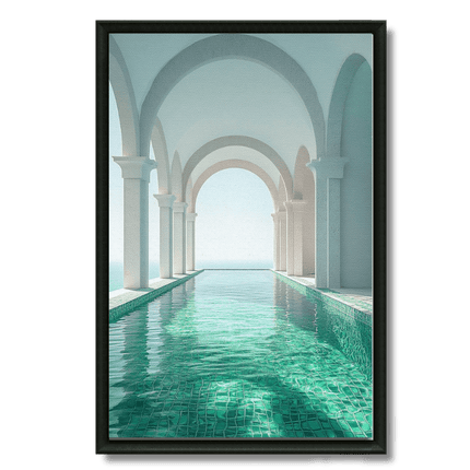 Tableau marocain – Arches Turquoises - Kolors France