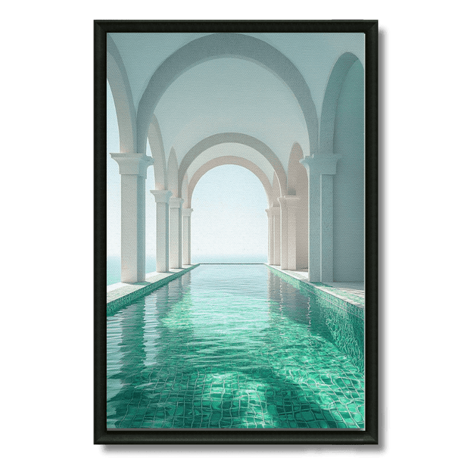 Tableau marocain – Arches Turquoises - Kolors France