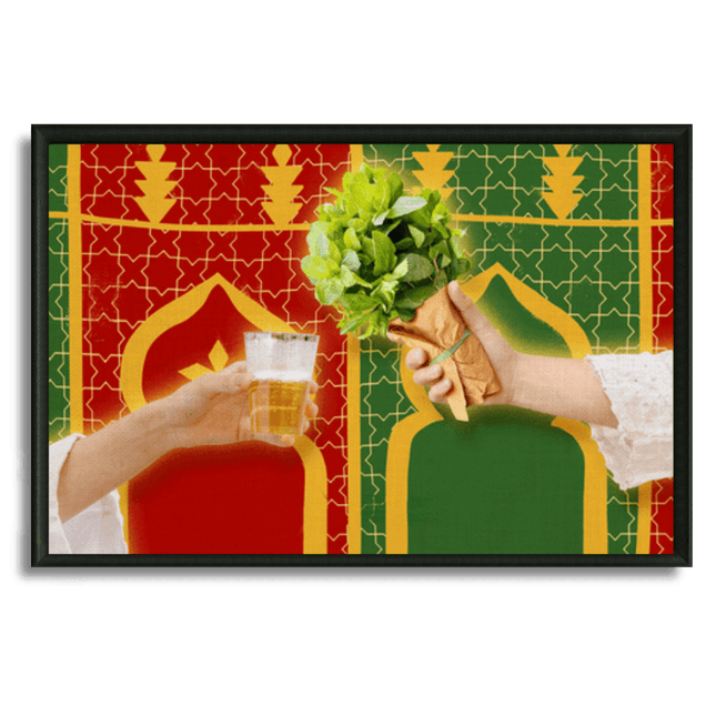 Tableau marocain – Atay dans la tente marocaine - Kolors France