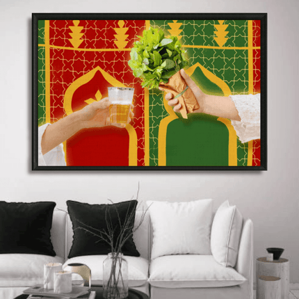 Tableau marocain – Atay dans la tente marocaine - Kolors France