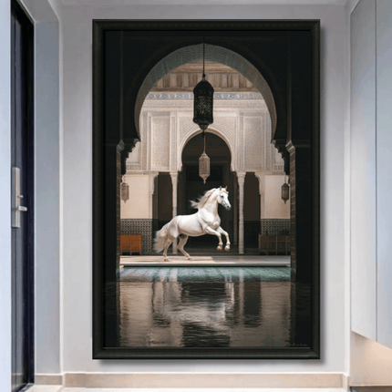 Tableau marocain – Cheveux Blanc du Riad - Kolors France