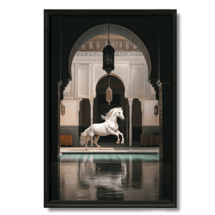 Tableau marocain – Cheveux Blanc du Riad - Kolors France
