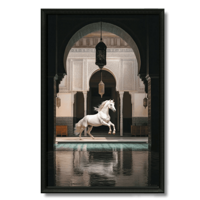 Tableau marocain – Cheveux Blanc du Riad - Kolors France