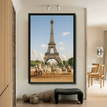 Tableau marocain – Fantasia Marocaine sous la Tour Eiffel - Kolors France