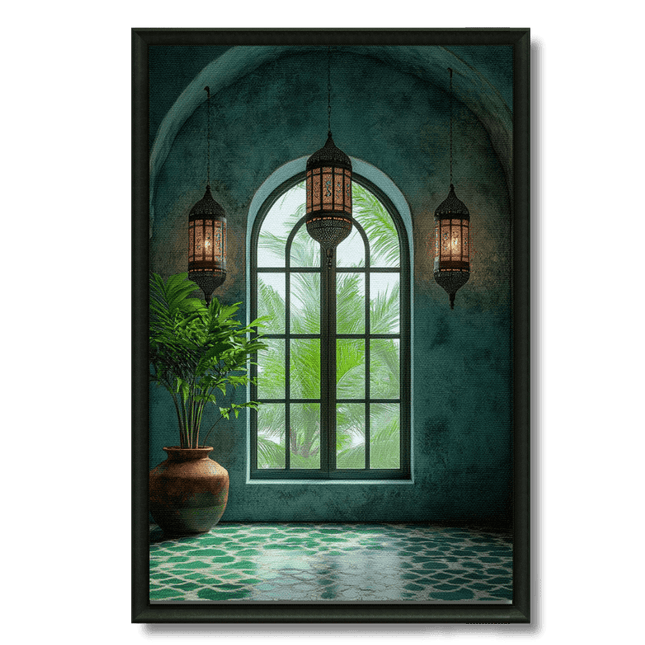 Tableau marocain – Fenêtre Orientale - Kolors France
