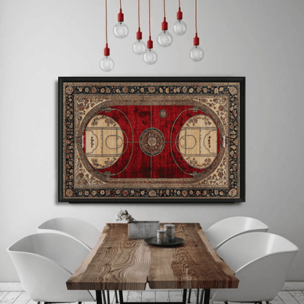 Tableau marocain – Football x Tapis Marocain - Kolors France