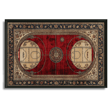 Tableau marocain – Football x Tapis Marocain - Kolors France