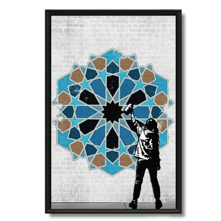 Tableau marocain – Graffiti Zellij - Kolors France