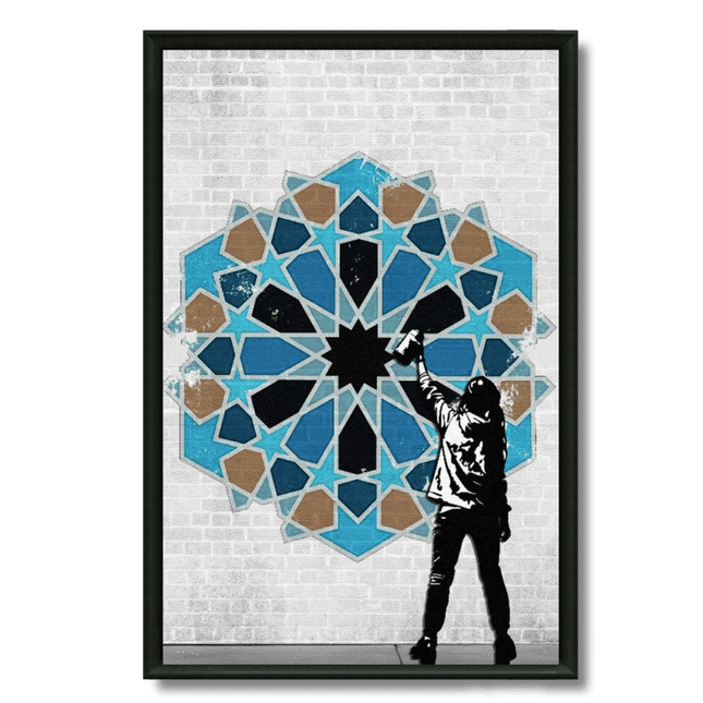 Tableau marocain – Graffiti Zellij - Kolors France