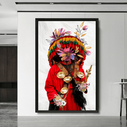 Tableau marocain – Guerrab Fleuri - Kolors France