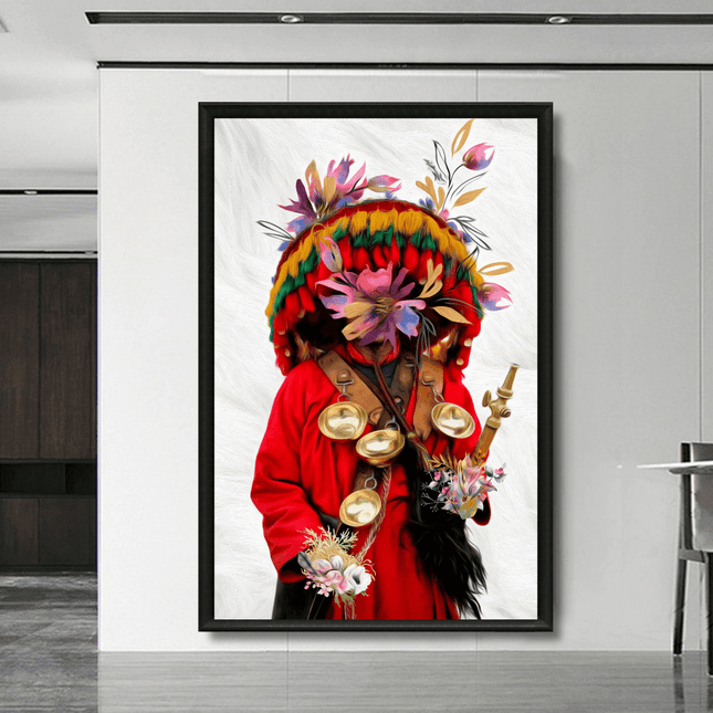 Tableau marocain – Guerrab Fleuri - Kolors France