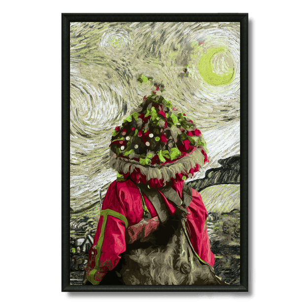 Tableau marocain – Guerrab sous ciel étoilé - Kolors France