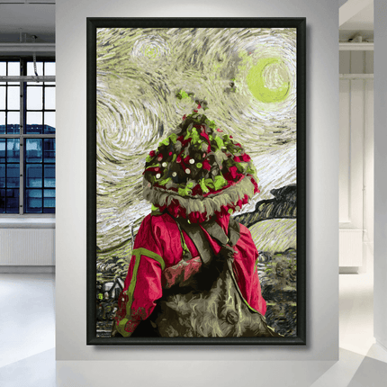 Tableau marocain – Guerrab sous ciel étoilé - Kolors France