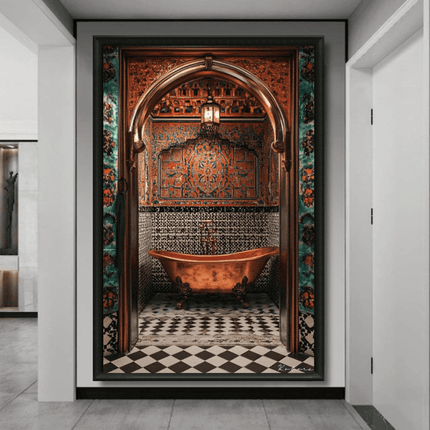 Tableau marocain – Hammam Marocain - Kolors France