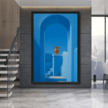 Tableau marocain – la cruche de Chefchaouen - Kolors France