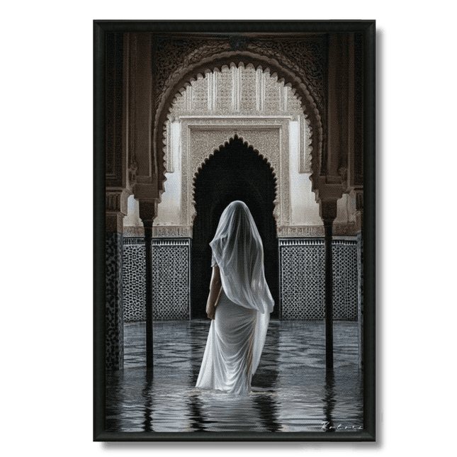 Tableau marocain – La femme du riad - Kolors France