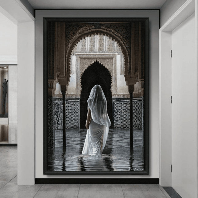 Tableau marocain – La femme du riad - Kolors France