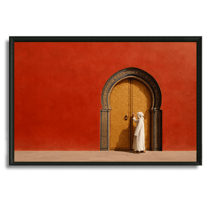 Tableau marocain – La Porte Dorée - Kolors France