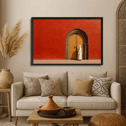 Tableau marocain – La Porte Dorée - Kolors France