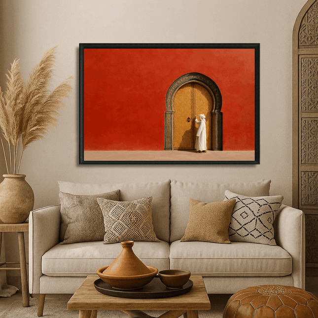 Tableau marocain – La Porte Dorée - Kolors France