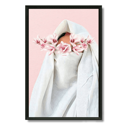 Tableau marocain – Le Haik Rose - Kolors France