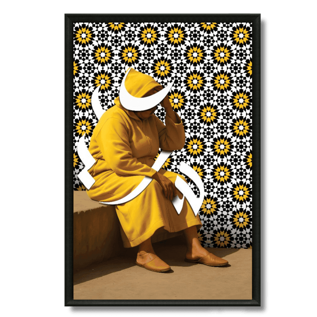 Tableau marocain – Lhaja pensive - Kolors France