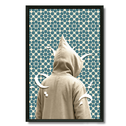 Tableau marocain – L'homme calligraphie - Kolors France