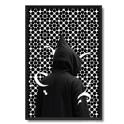 Tableau marocain – L'Homme en noir - Kolors France