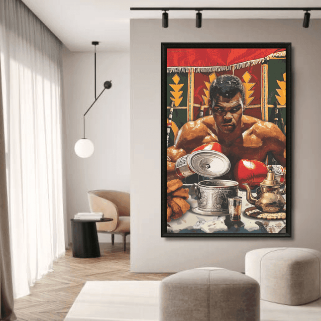 Tableau marocain – Mohamed Ali et le thé marocain - Kolors France