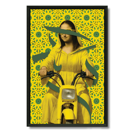 Tableau marocain – Mona à Marrakech Pop Art - Kolors France