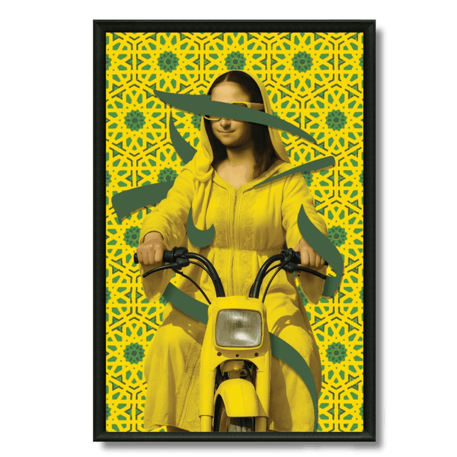 Tableau marocain – Mona à Marrakech Pop Art - Kolors France