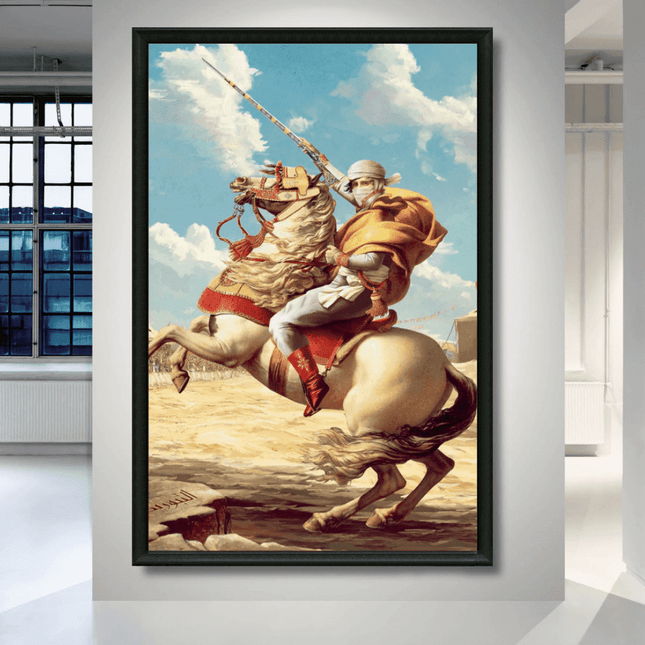 Tableau marocain – Napoléon en Style Tbourida - Kolors France