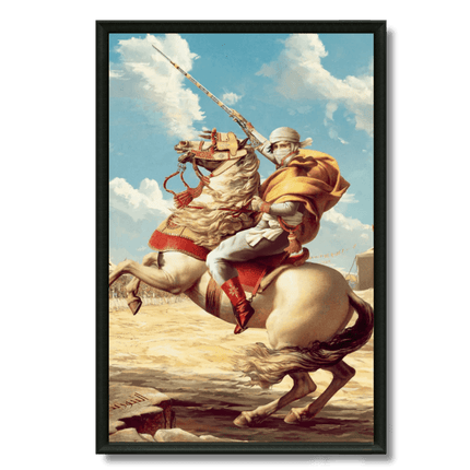 Tableau marocain – Napoléon en Style Tbourida - Kolors France
