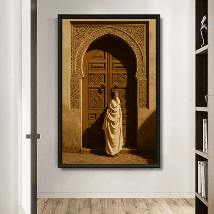 Tableau marocain – Porte en Bois Sculptée - Kolors France