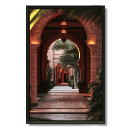 Tableau marocain – Promenade Rouge - Kolors France