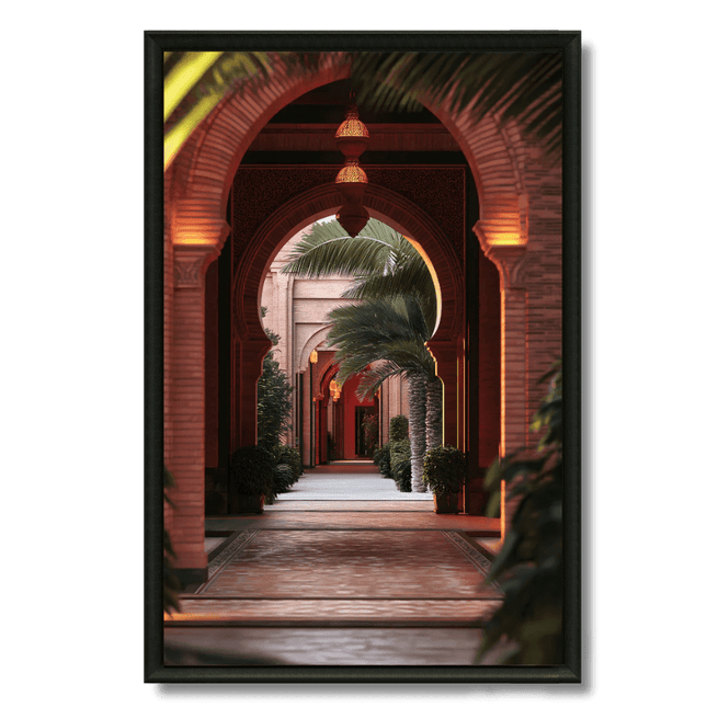 Tableau marocain – Promenade Rouge - Kolors France