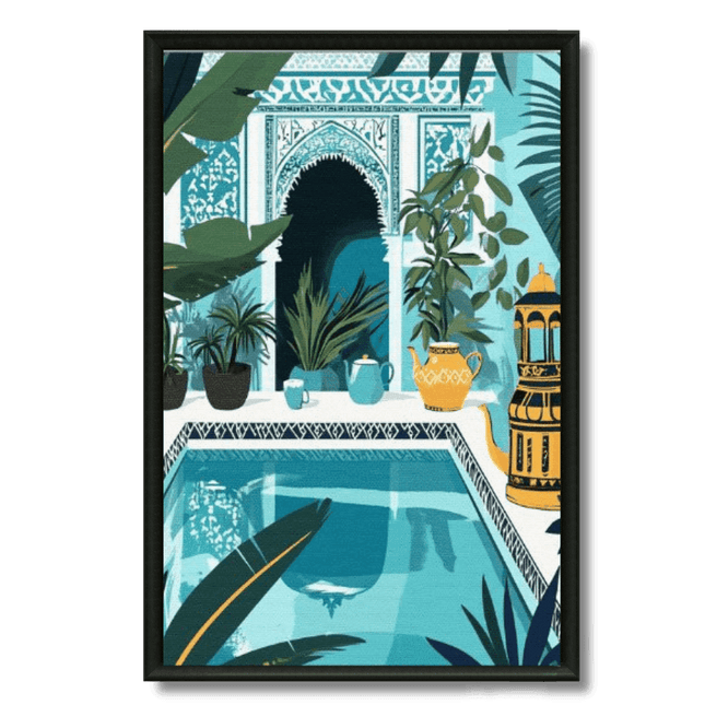 Tableau marocain – Riad Patio Bleu - Kolors France
