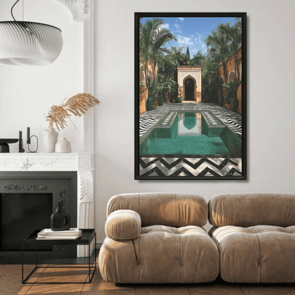 Tableau marocain – Riad Tropical - Kolors France