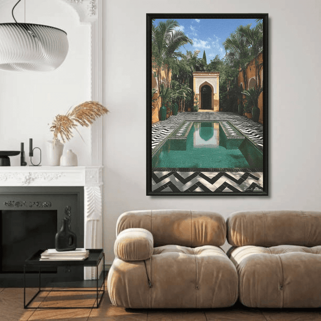 Tableau marocain – Riad Tropical - Kolors France