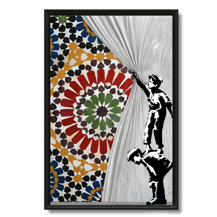 Tableau marocain – Rideau Marocain Dévoilé - Kolors France