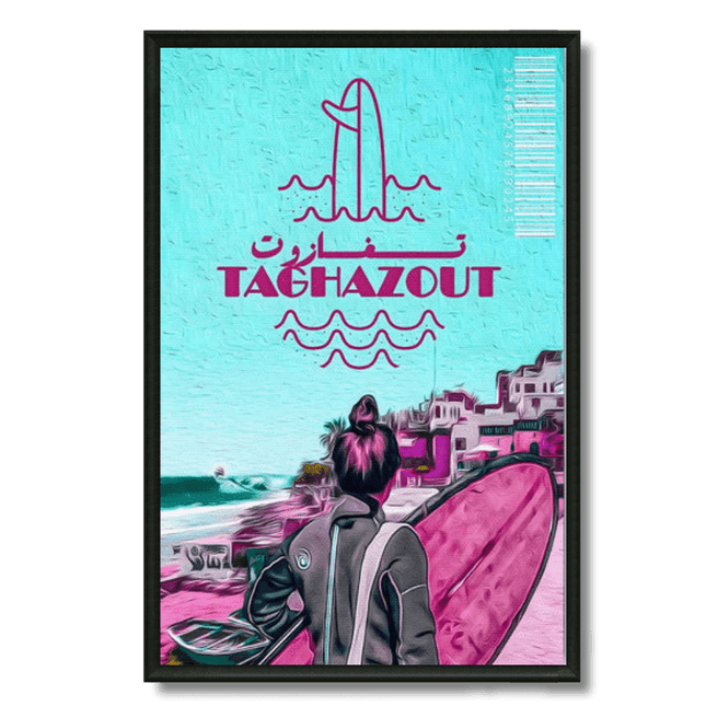 Taghazout ville Tableau 2 - Kolors France